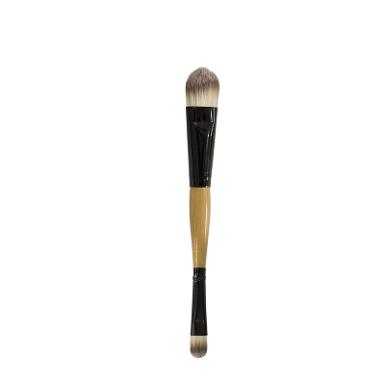 L'OCEAN Make Up Brush Wood Handle Double Head